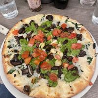 Vegan funghi florentine pizza   at Picazzo's Healthy Italian Kitchen in Gilbert
