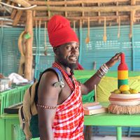 The owner at Sativa Café Zanzibar in Zanzibar
