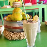 Peanut butter banana smoothie at Sativa Café Zanzibar in Zanzibar