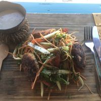 Falafel salad (10k TSH)  at Sativa Café Zanzibar in Zanzibar