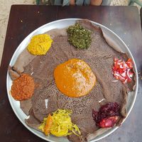 Ethiopian Platter at Tribearth  in Diani Beach