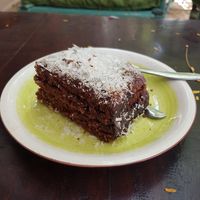 Chocolate fudge cake at Tribearth  in Diani Beach