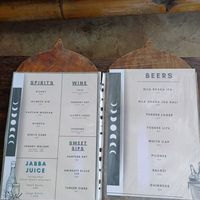 Menu at Tribearth  in Diani Beach