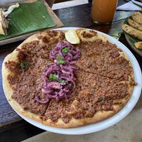 Lahmacun  at Tribearth  in Diani Beach