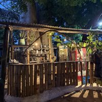 The bar  at Tribearth  in Diani Beach