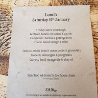 Menu at Riverford Field Kitchen Restaurant in Buckfastleigh