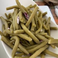 Haricot verts side at Café d'Hautvillers in Hautvillers