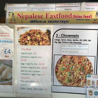 The rest of the menu at Nepalese Fast Food  in Folkestone