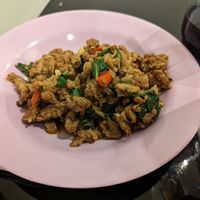 Ka prow beef at Loving Hut - Ram-Intra 51 in Bangkok