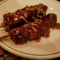 Tempeh Satay at Bandung Indonesian Restaurant in Madison