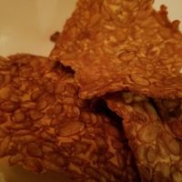 House-made tempeh chips at Bandung Indonesian Restaurant in Madison
