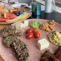 Breakfast selection at Strandhotel Restaurant in Weissensee