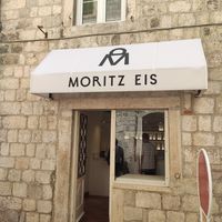 Outside at Moritz Eis in Kotor