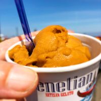 Crunchy caramel flavour at Venetian in Whitley Bay