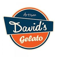 Logo at David's Gelato Café in Gouda