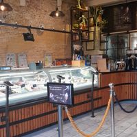 Inside at David's Gelato Café in Gouda