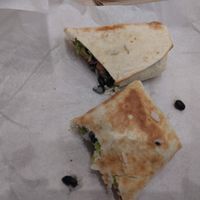 Hummus veggie wrap at Tropical Smoothie Cafe in South Padre Island