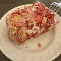 Strawberry crunch cake  at Honestly Vegan  in Roanoke