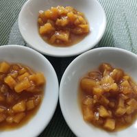 Menu of the day - Desert at La Mesa Vegetariana in Bogota