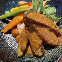 Tempeh curry  at Juuls Domburg in Domburg