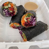 Nori roll  at North Beach Juicery in San Clemente