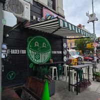 Outside at Grilled! in Brooklyn