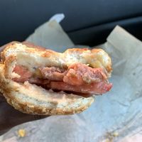 Close up of self realization sandwich  at Subvegan Sandwiches in Garden Grove