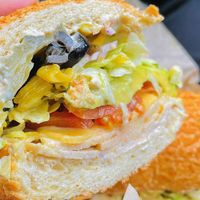 Light Warrior Sub w/ delicious bread and vegan turkey, fixings + avocado and veg cheese. ✨ #Veganuary at Subvegan Sandwiches in Garden Grove