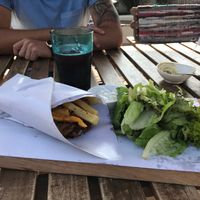 Vegan gyros at Inga's Veggie Heaven in Nicosia