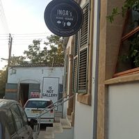 Enterance at Inga's Veggie Heaven in Nicosia