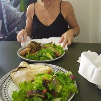 Vegan dishes at Inga's Veggie Heaven in Nicosia