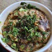 Black Garlic Mac  at Hue Cafe & Apothecary in Owings Mills