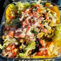 These nachos were amazing!!! at Hue Cafe & Apothecary in Owings Mills