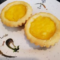 Vegan "Egg" custard tart at Chef Kenny's Vegan Dim Sum in Las Vegas