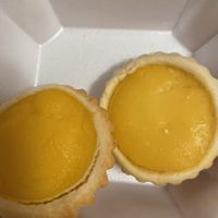 Vegan Egg tarts at Chef Kenny's Vegan Dim Sum in Las Vegas