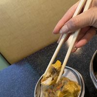 Inside tofu mushroom rolls at Chef Kenny's Vegan Dim Sum in Las Vegas