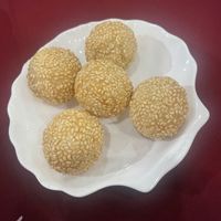 Sesame balls  at Chef Kenny's Vegan Dim Sum in Las Vegas