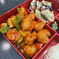 Sweet and Sour “chicken"  at Chef Kenny's Vegan Dim Sum in Las Vegas