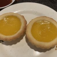 Egg custard tart  at Chef Kenny's Vegan Dim Sum in Las Vegas