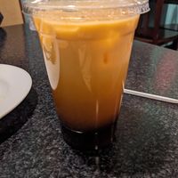 Thai tea at Chef Kenny's Vegan Dim Sum in Las Vegas