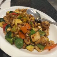 Kung pao chicken  at Chef Kenny's Vegan Dim Sum in Las Vegas