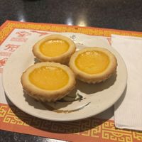 Egg custard tarts   at Chef Kenny's Vegan Dim Sum in Las Vegas