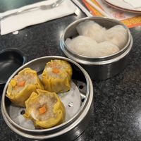 Siu Mai and shrimp dumplings  at Chef Kenny's Vegan Dim Sum in Las Vegas