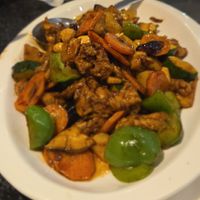 Kung pao v chicken at Chef Kenny's Vegan Dim Sum in Las Vegas