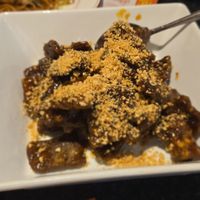 Spicy vegan crispy beef at Chef Kenny's Vegan Dim Sum in Las Vegas