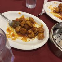 Orange chicken   at Chef Kenny's Vegan Dim Sum in Las Vegas