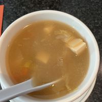 Miso soup  at Chef Kenny's Vegan Dim Sum in Las Vegas