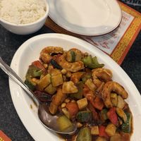 Kung pao shrimp   at Chef Kenny's Vegan Dim Sum in Las Vegas