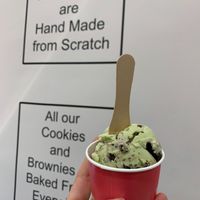 Ice cream is hand made from scratch at Ginger's Divine Ice Creams in Los Angeles