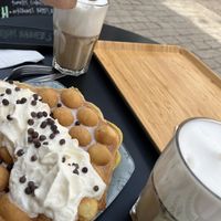 They have soymilk and vegan whipped cream  at Café Diem in Lorient